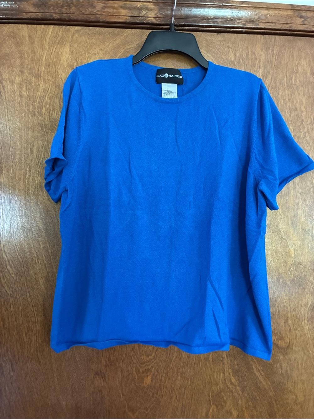 Sag Harbor Royal Blue Crewneck Sweater Size XL